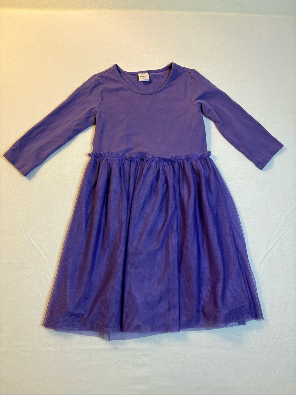 Hanna Andersson Violet Long-Sleeve Tulle Dress